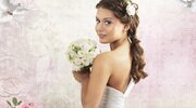 pigeons, ring, girl, bouquet, rose, wedding wallpapers