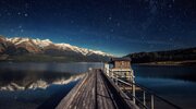 lake wakatipu, inland lake, the sky, south island, pris, new zealand, the l ... wallpapers