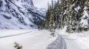 road, winter day, snow, mountains, forest, winter, mountains, snow, landsca ... wallpapers